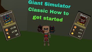 Giant simulator classic codes and how to get started [upl. by Ellehcsar]