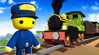 I Found a TRAIN CONDUCTOR Costume in Wobbly Life [upl. by Neleb]