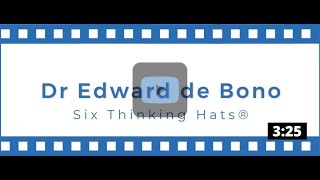 Dr Edward de Bono Introduces Six Thinking Hats® [upl. by Mychael]