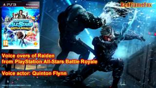 PlayStation All Stars Battle Royale Raiden Voice Over [upl. by Kinnie248]