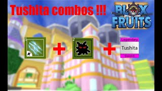 Tushita  electric claw combos   Blox Fruit  Blox Fruit update 15  Combos [upl. by Aramaj977]