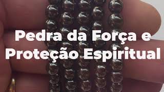 Pulseira de Pedra Hematita – Pedra da Força e Proteção Espiritual [upl. by Howlan]