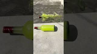 Breaking glass bottles  Crushing Crunchy and Soft Things shorts asmr crushingcrunchy [upl. by Lamonica]