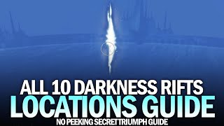 All 10 Darkness Rifts Location Guide No Peeking Triumph Destiny 2 [upl. by Enaillil]