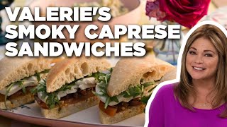 Valerie Bertinellis Smoky Caprese Sandwiches  Valeries Home Cooking  Food Network [upl. by Etteloiv]