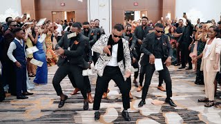 Groomsmen Didnt Hold Back  Epic Congolese Wedding Dance [upl. by Eahsel]