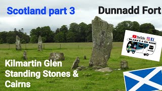 Dunadd Fort Kilmartin Glen Standing Stones Stone Circles amp Cairns Scotland no 345 [upl. by Naida7]