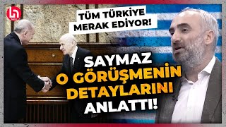 Erdoğan ile Bahçelinin dünkü görüşmesinde neler konuşuldu İsmail Saymazdan gündem olacak kulis [upl. by Luwana]