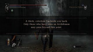 Demons Souls  How to Remove Colorless Fog wall Slain an Acrchdemon [upl. by Thema366]