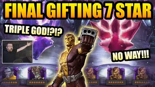 FINAL 7 STAR GIFTING CRYSTAL OPENING 2023  TRIPLE GOD CEO COMEBACK  Marvel Contest Of Champions [upl. by Asined]