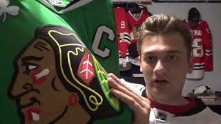 Blackhawks Jersey Collection Part 1 [upl. by Ahsilram583]