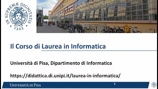 Presentazione della Laurea Triennale in Informatica [upl. by Yblehs]