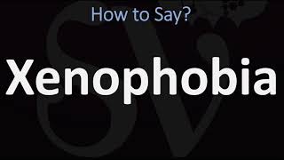 How to Pronounce Xenophobia CORRECTLY [upl. by Haduj]