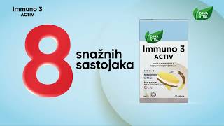 Immuno 3 ACTIV  Osigurajte svom imunitetu moćnog saveznika [upl. by Olrac]