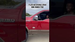 I1 yrd old drives 2015 King Ranch Lifted Truck f150 kingranch viral customwheels [upl. by Trinetta504]