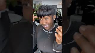 VIRGIN RELAXER brooklynhairstylist pixie beforeandafter relaxedhaircare [upl. by Pratt]