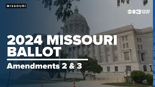 Explaining the amendments on Missouris general election ballot part 1 [upl. by Ahsinet]