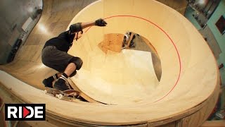 Tony Hawk Skates First Downward Spiral Loop  BTS [upl. by Marj]