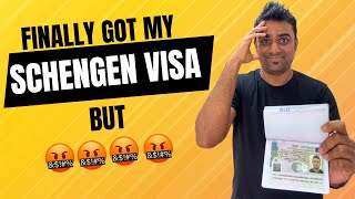 FINALLY got my Schengen Visa 🇪🇺  Schengen Visa for Indians [upl. by Ranchod583]