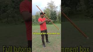 How to spin wostaff in hindi  lathi chalana sikhe in hindi  short jkdefence [upl. by Jacobsohn]