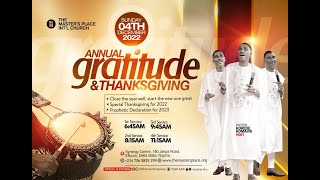 Annual Gratitude amp Thanksgiving Service 2022  Pastor Korede Komaiya [upl. by Esinnej]