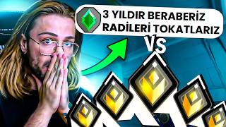 3 YILDIR YÜCELİĞİZ RADİANTları YENERİZ diyenlerle VS attık  Valorant [upl. by Aggri343]