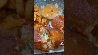 Quick Surf amp Turf Seafood Egg Rolls pt2 [upl. by Yemiaj]