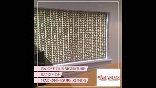 15 off our Signature Range of Made2Measure blinds [upl. by Karyl]