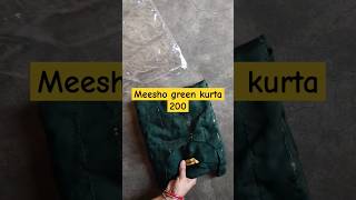 Meesho green 💚 kurta [upl. by Dorren]