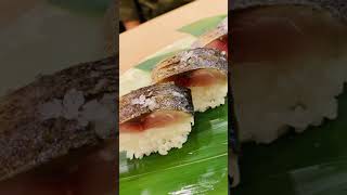 【Seared Mackerel】Aburi Saba Sushi Try it with salt amp lemon Shorts sushi chefhiro japan [upl. by Lower]