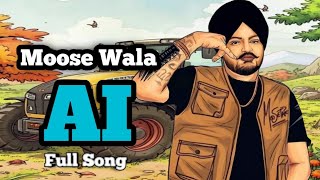 Mosewala AI song Punjabi Song of 2024 [upl. by Salzhauer893]