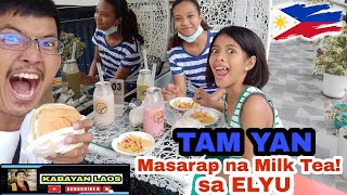 TAM YAN IN NAGUILIAN LA UNION  Masarap na Milk Tea sa ELYU  Kabayan Laos [upl. by Sonstrom]