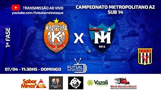 METROPOLITANO SÉRIE A2  KILOUKURA X INTER MOGI  SUB 14 [upl. by Assirol]