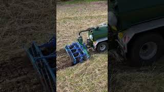 The Heliodor compact disc harrow by LEMKEN combined with the SlurryKit DosiMat DMX [upl. by Sema]