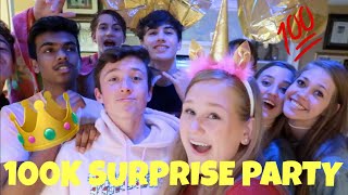 we threw caiti a 100K SURPRISE PARTY [upl. by Sotsirhc]