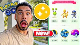 🚨FUNCIONOU🚨COMPRANDO SHINIES NA LOJA DO POKEMON GO… 😍🤯✨ pokemongo [upl. by Pallaton]