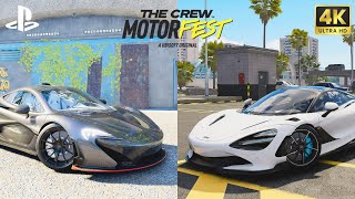 1270HP MCLAREN P1 amp 1215HP MCLAREN 720S SPIDER  THE CREW MOTORFEST  PS5 GAMEPLAY 4K 60FPS [upl. by Mauchi933]