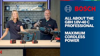 All About the GBH 18V40 C Professional Cordless Rotary Hammer [upl. by Dagley]