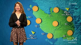 La météo du 24 octobre 2024 [upl. by Ainalem584]