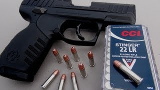 22 LR Handgun for Self Defense CCI Stinger Ammo Test [upl. by Carrel872]