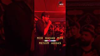 Mir Hasan Mir amp Mesum Abbas  Akbar Ka Lahu shorts youtubeshorts noha mtcazadarmirhasanmir [upl. by Behka]