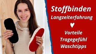 Stoffbinden amp waschbare Slipeinlagen Langzeiterfahrung Vorteile Tragegefühl und Waschen [upl. by Conrade]