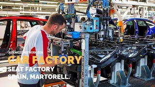 CAR FACTORY  SEAT Martorell the factory which produces the most cars in Spain [upl. by Dnaletak207]