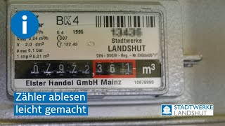 Zähler ablesen leicht gemacht [upl. by Malti]