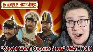 HORRIBLE HISTORIES songs are MENTAL  quotThe Luddites Songquot and quotWW1 Cousins Songquot REACTION [upl. by Ellenohs]