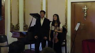 Rondinela Gori Cortés 19101997 Versión Greta y Oleg Dueto de Violín y Piano [upl. by Euqinahs999]