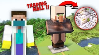 I Built a Trading Hall Inside Takjuks Statue in Minecraft Survival  Mcaddon [upl. by Ahsoet]