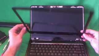 Dell Inspiron 14Z N411Z Laptop Screen Replacement Procedure [upl. by Repsaj]