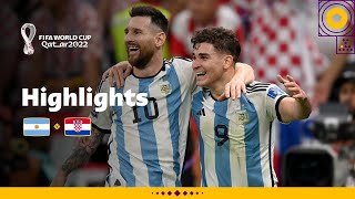 MESSI MAGIC amp ALVAREZ SOLO GOAL  Argentina v Croatia  SemiFinal  FIFA World Cup Qatar 2022 [upl. by Lenee209]