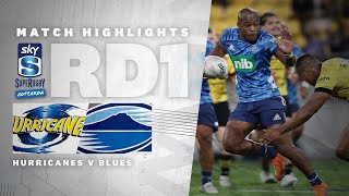 ROUND ONE Hurricanes v Blues Sky Super Rugby Aotearoa  2021 [upl. by Dosi]